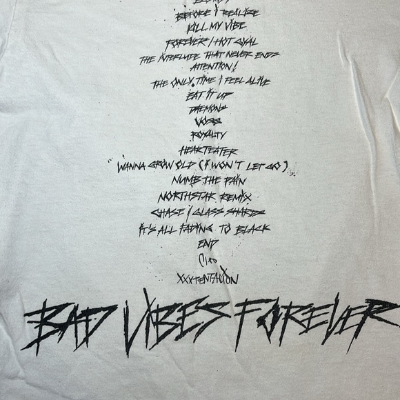 Bad vibes forever XXXTENTACION T-shirt - Picture 6 of 7